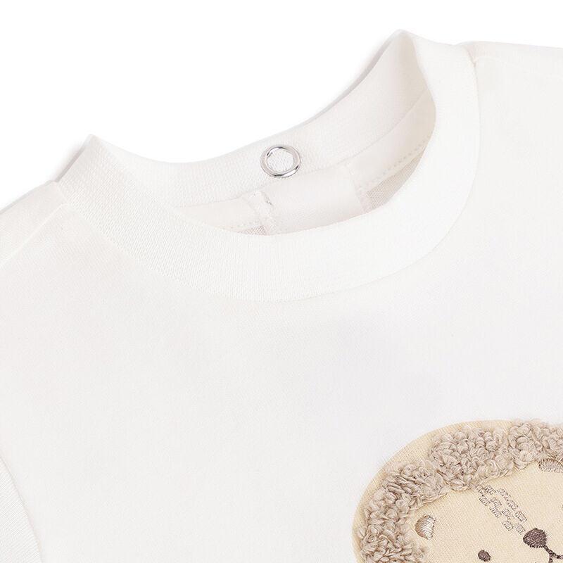 Boys White Embellished Short Sleeve T-Shirt image number 2
